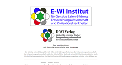 Desktop Screenshot of e-wi.info